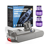 Batería Becleanlife 8000 mAh para Dyson V11/V15 Click-in 25,2 V – Compatible 970425-01