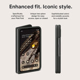 Google Pixel Fold Case GA04324 Funda de Silicona Porcelain – Open Box