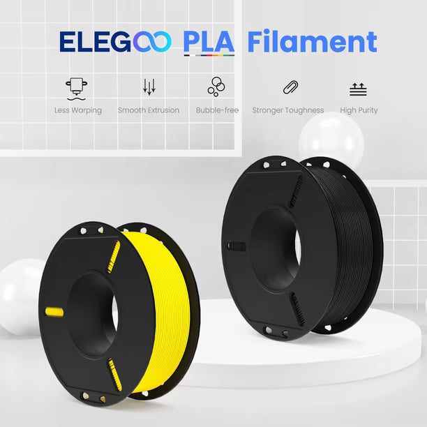ELEGOO Filamento PLA 1,75 mm 250 g – Pack 8 Colores para Impresora 3D