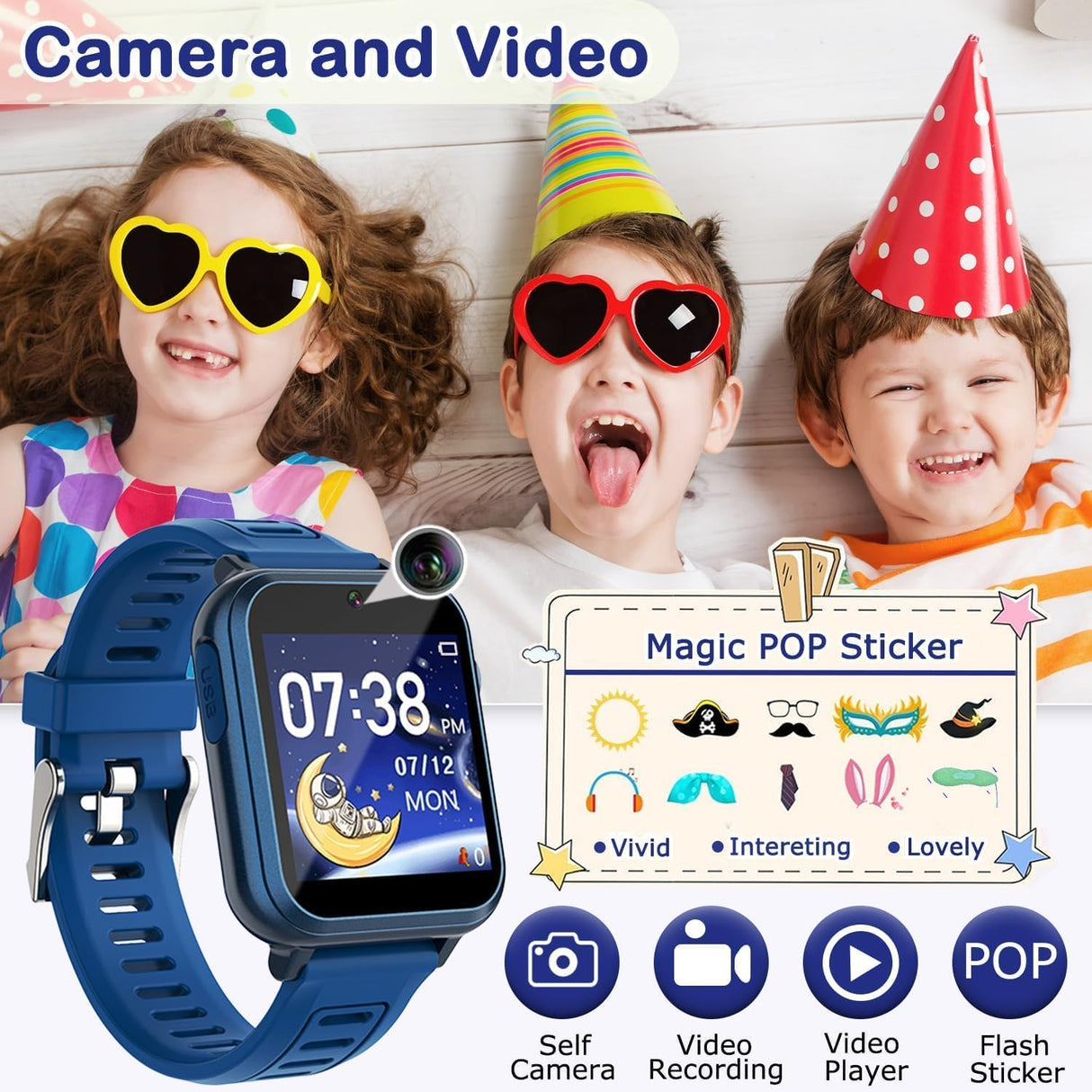 Cosjoype Reloj inteligente para niños