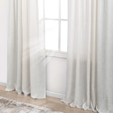 Paneles de cortina de lino Gris Blackout 106 cms x 228 cms