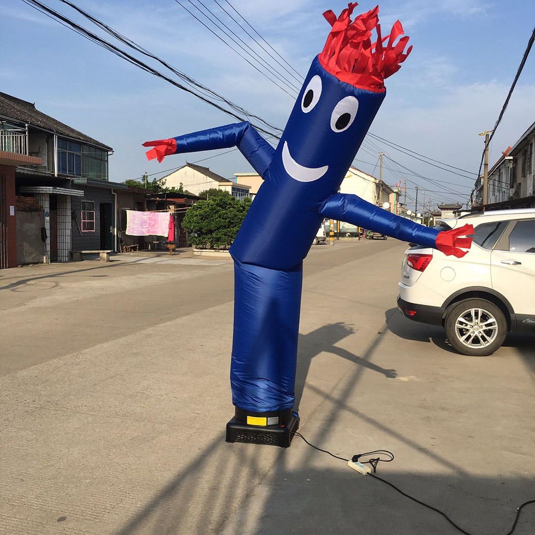 Figura inflable gigante de 6 metros con brazos que se mueven