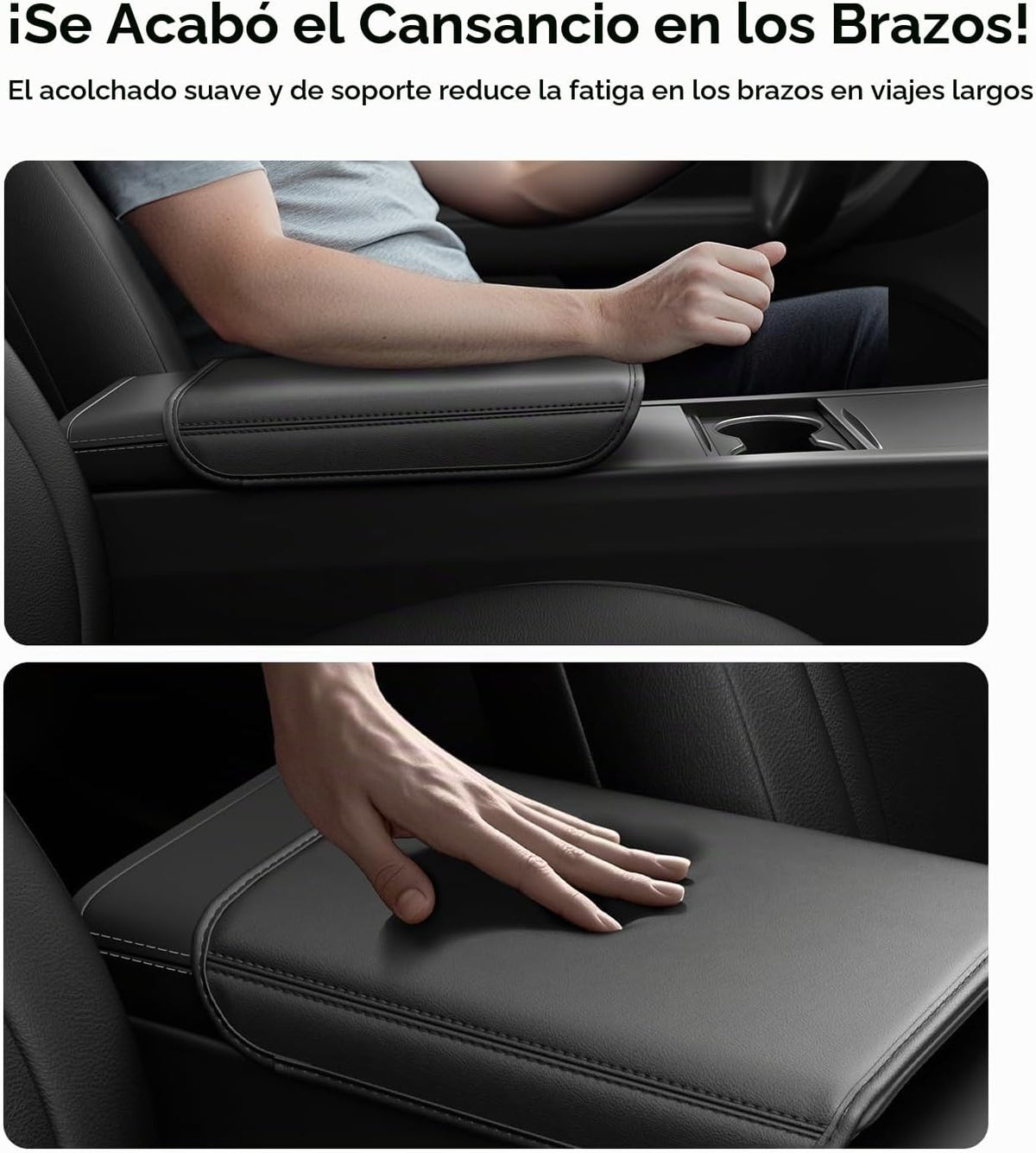 Funda Acolchada Wigoo para Apoyabrazos Tesla Model 3 Highland y Model Y Juniper