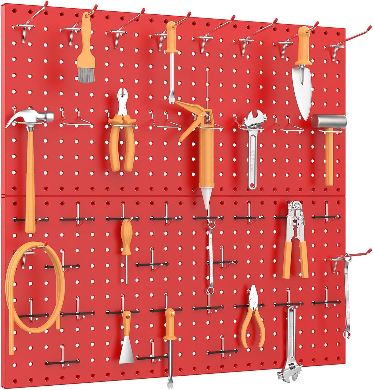 Organizador de Pared TORACK Pegboard Metálico 70 Piezas para Herramientas