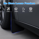 Guardabarros SIGLIN para Tesla Model Y Juniper 2025-2026 – Set 4 Piezas