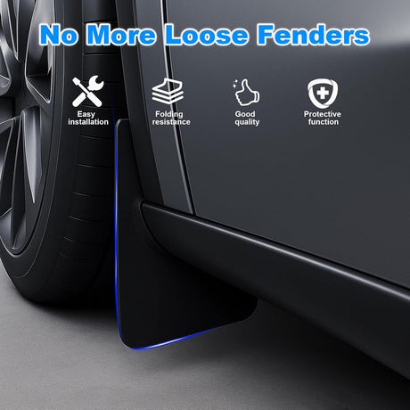 Guardabarros SIGLIN para Tesla Model Y Juniper 2025-2026 – Set 4 Piezas