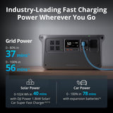 Estación de Energía Portátil DJI Power 1000 V2 1024Wh 2600W 120V – Open Box
