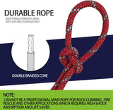 Cuerda Paracord Reflectante Sutekus 5/16" x 130 Pies | Alta Resistencia | Color Rojo