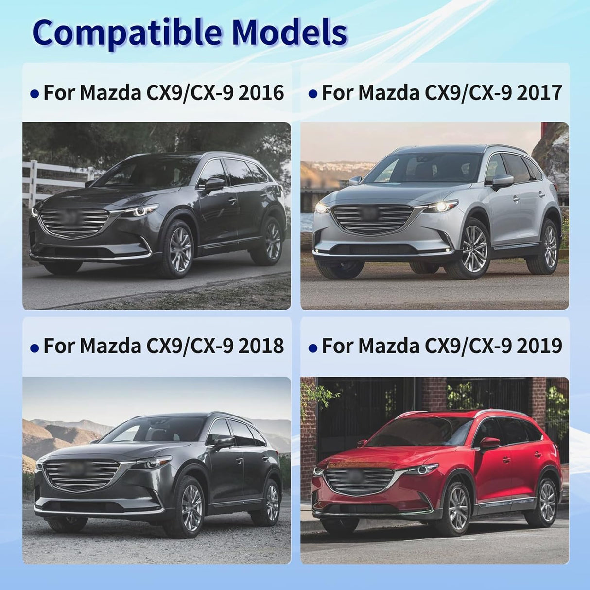 Reemplazo de navegación del digitizador de cristal de pantalla táctil de 8 pulgadas para Mazda CX9 CX-9 2016 2017 2018 2019