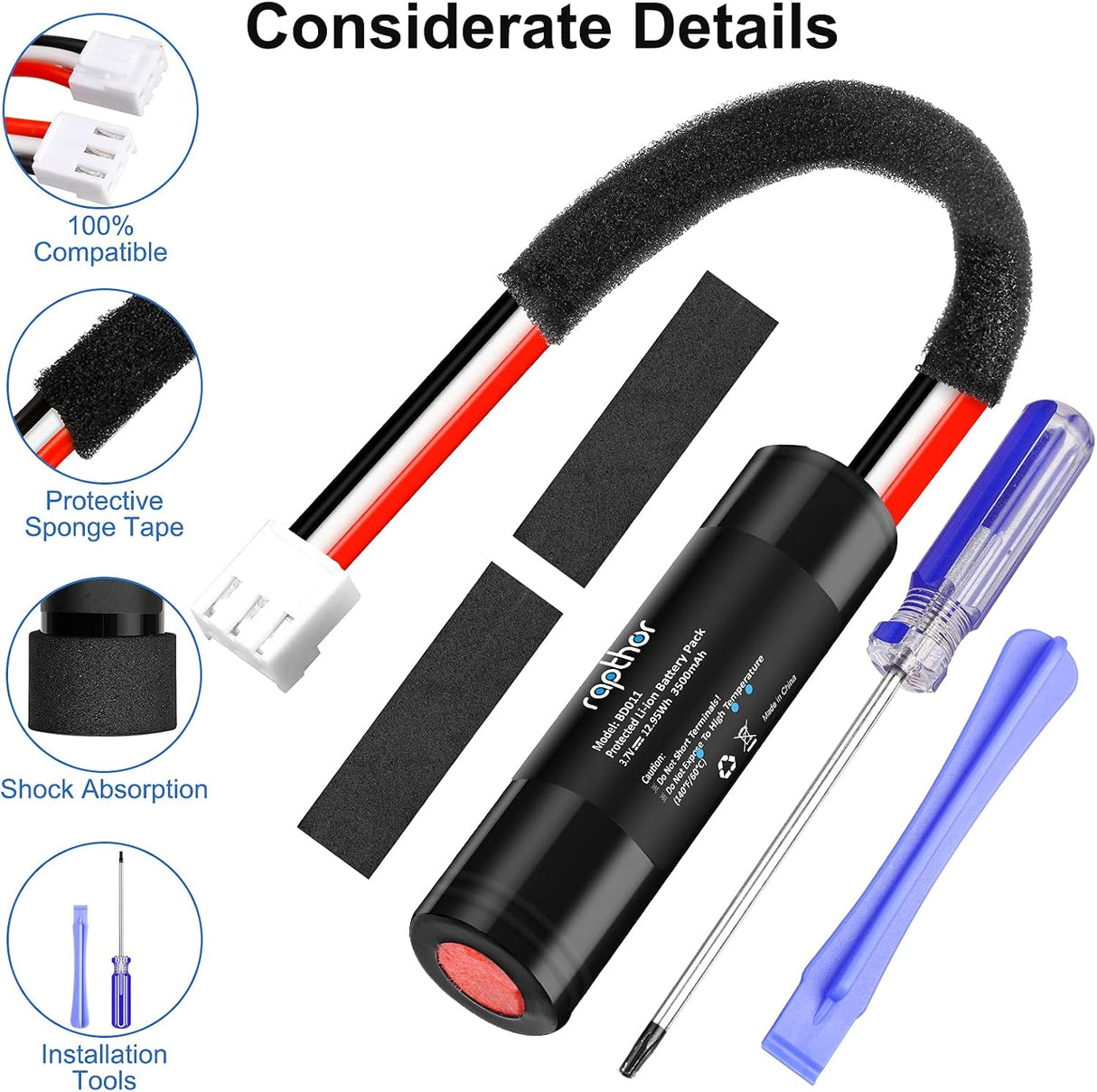 Rapthor Batería de Repuesto 3500mAh para Harman Kardon Onyx Studio 1/2/3/4