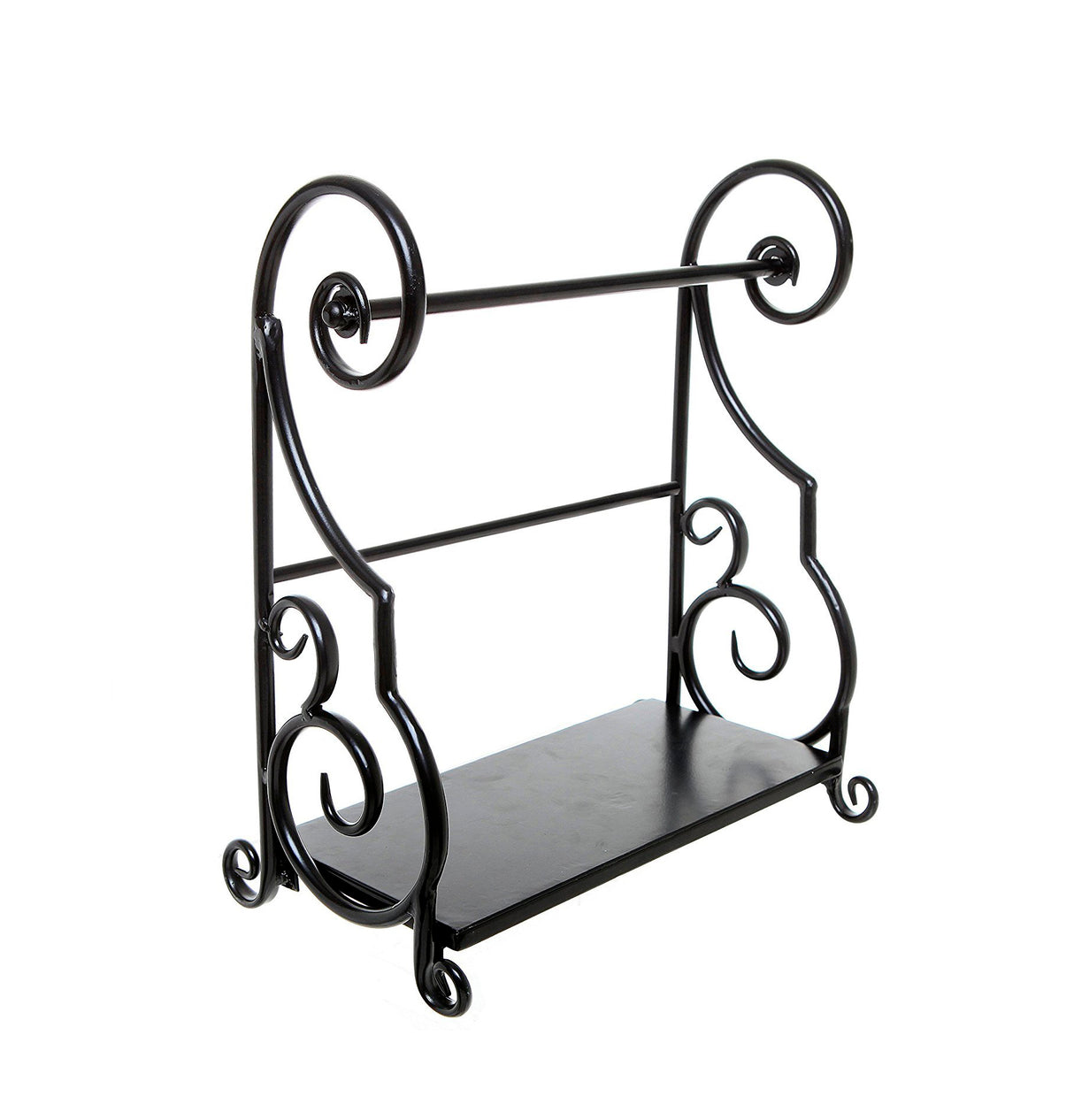 Barra para toalla de papel decorativa con base para condimentos