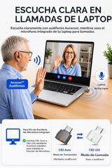 Avantree C82 Aura Transmisor Auracast USB-C Bluetooth 5.4 para Audífonos Compatibles