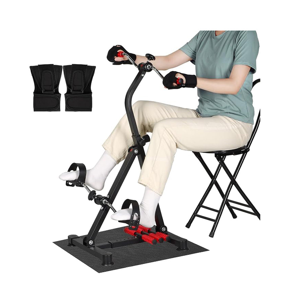 NIdreamCE Pedaleador Ajustable para Brazos y Piernas – Ejercicio y Rehabilitación