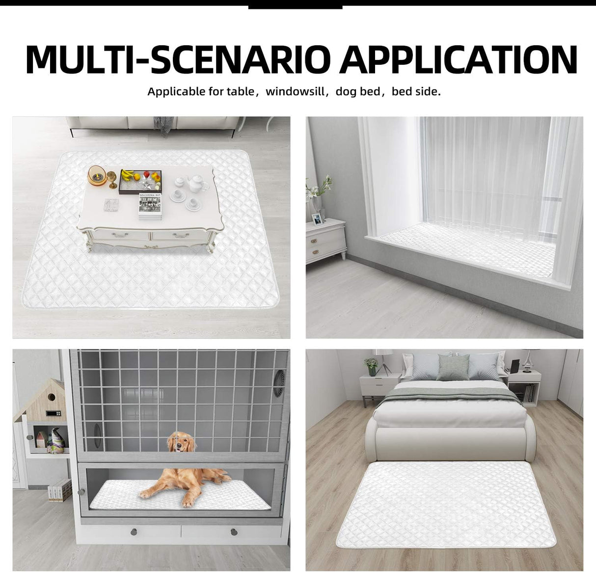 Easy-Going - Funda para sofá con forma de "L" fácil de usar Blanco