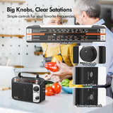 Radio Audiocrazy AC-Q1ARB Multibanda AM/FM/SW1/SW2 120V