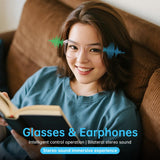 Gafas Inteligentes GenXenon GS03-Clear Bluetooth 5.3 con Audio y Filtro de Luz Azul