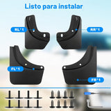 Guardabarros SIGLIN para Tesla Model Y Juniper 2025-2026 – Set 4 Piezas