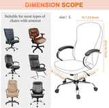 Tatuo 3 piezas de fundas para silla de oficina y computadora Rosa