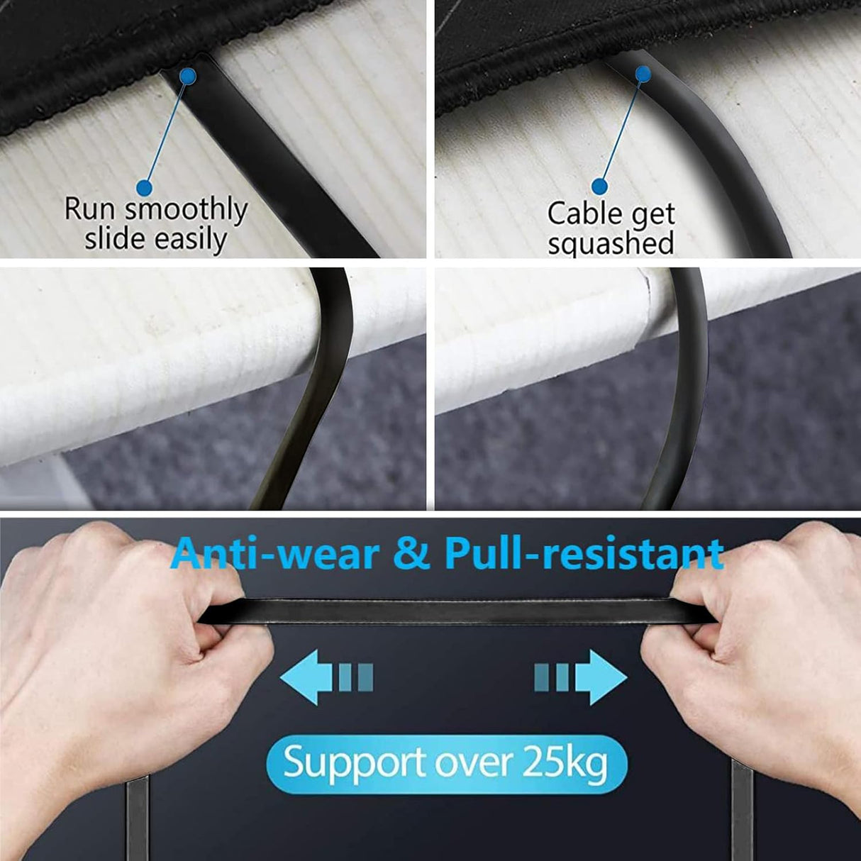 Cable Ethernet de 25 m, cable de red Cat 6