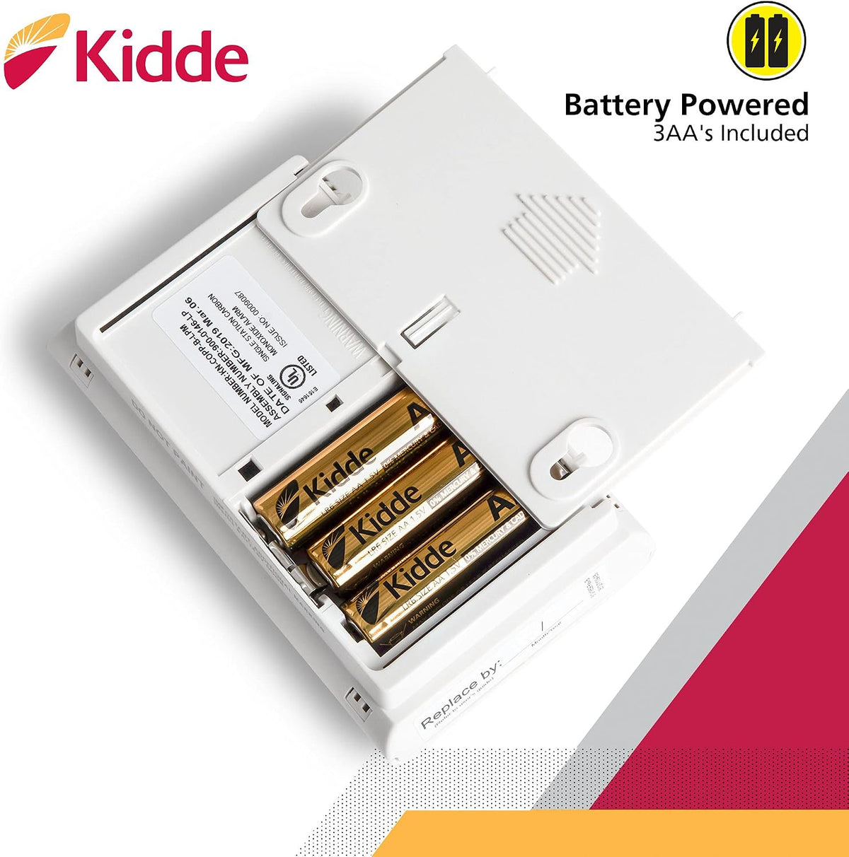 Detector de Monóxido de Carbono Kidde con Pantalla Digital – KN-COPP-B