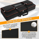 Bolso Acolchado AKOZLIN para Teclado Musical de 61 Teclas | Impermeable | Mochila de Transporte