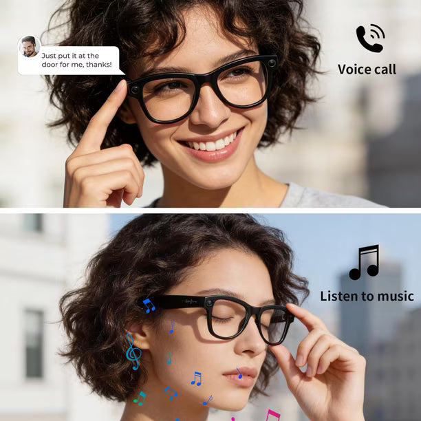 Gafas Inteligentes Sowmow M01 Pro con Cámara 8 MP y Traducción IA