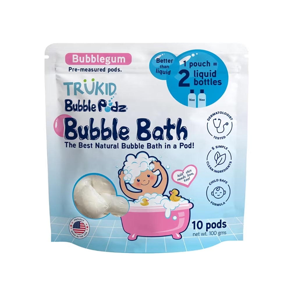 TruKid Bubble Podz Bubble Bath Aroma Chicle – 10 Cápsulas