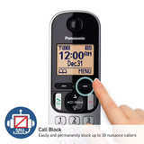 Teléfono Inalámbrico Panasonic KX-TGC222S DECT 6.0 Plateado 110V