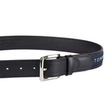 Cinturón Tommy Hilfiger Cinta Incrustada Negro Azul Marino