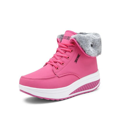 Botas nieve al aire libre para mujer - Rosa