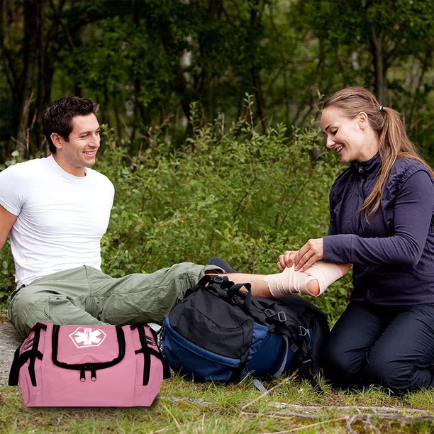 Bolsa de Primeros Auxilios Dixie EMS Dixigear Vacía Rosa – First Responder II