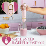 Set Batidora de Mano Paris Hilton 3 en 1 120V -  Rosa