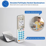 Accesorio de Teléfono Inalámbrico AT&T DL70019 con Bluetooth y Bloqueo de Llamadas | Auricular Adicional DECT 6.0 110V