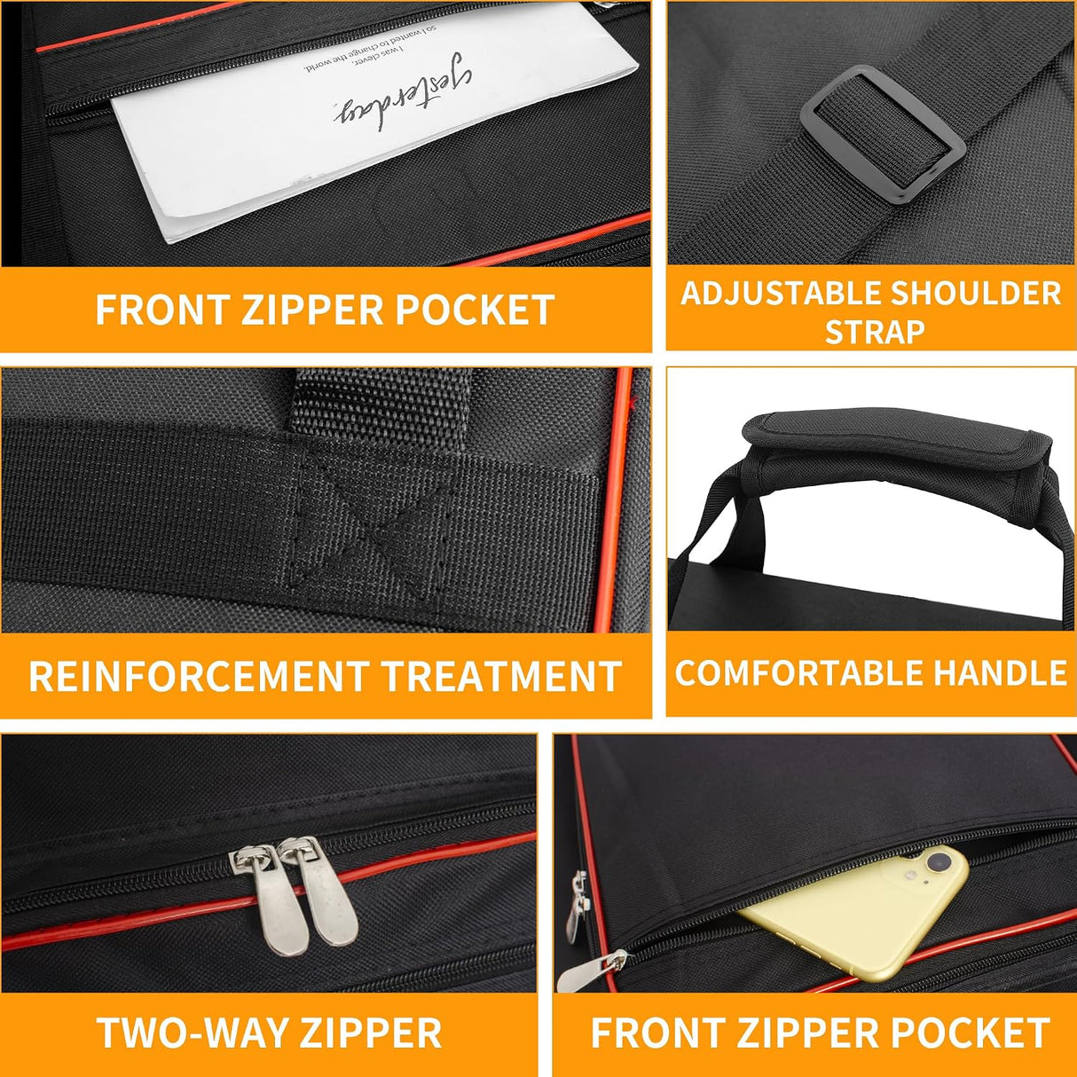 Bolso Acolchado AKOZLIN para Teclado Musical de 61 Teclas | Impermeable | Mochila de Transporte