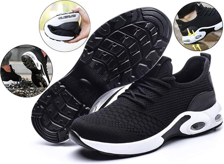 Zapatillas de Seguridad VOLKLAND Air Cushion | Puntera de Acero | Antipinchazos