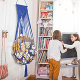 Amdermi Red Hamaca para Peluches – Organizador de Macramé para Esquina o Pared