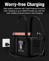 Bolsa para Batería HulkGoo LiFePO4 de litio 12V 100Ah bolsa ignífuga