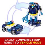 Figura de Playskool Heroes Transformers Rescue Bots Energize Chase the Police-Bot