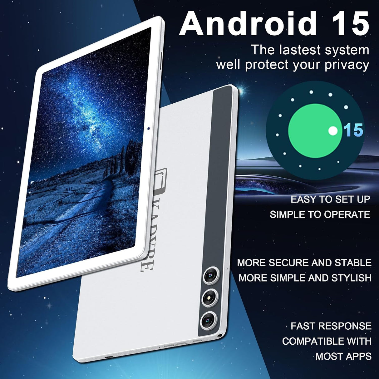 Tablet KADYBE D106 10" 4G Dual SIM – 128GB + 1TB, 14GB RAM con Teclado y Accesorios