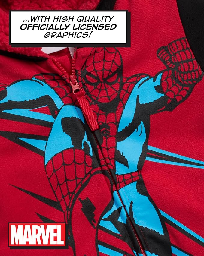 Poleron Hoodie Marvel Spider niños