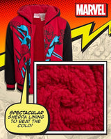 Poleron Hoodie Marvel Spider niños