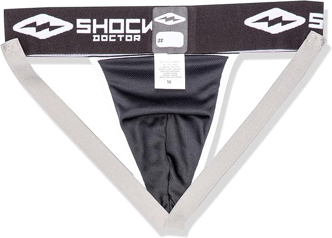 Shock Doctor Athletic Supporter Jockstrap, para apoyo deportivo, fútbol, béisbol