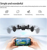 Dron P30 con cámara dual 4K y control remoto, compatible con smartphones