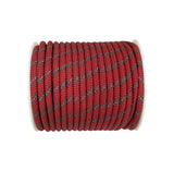 Cuerda Paracord Reflectante Sutekus 5/16" x 130 Pies | Alta Resistencia | Color Rojo