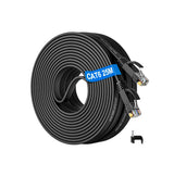Cable Ethernet de 25 m, cable de red Cat 6