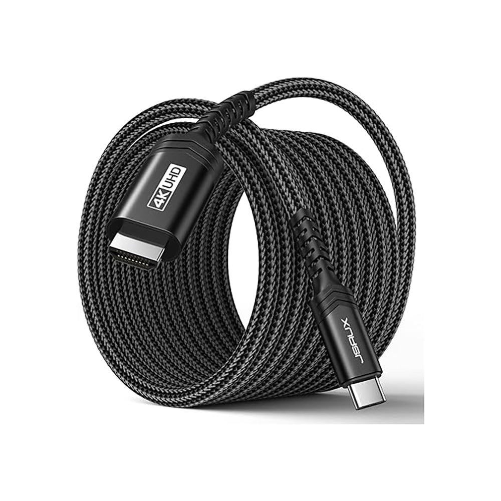 Cable de nailon trenzado JSAUX USB-C a HDMI NZ