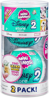 5 Minimarcas Disney sorpresa Serie 2 de ZURU (paquete de 2) y juguetes coleccionables misteriosos Más de 60 minis para coleccionar