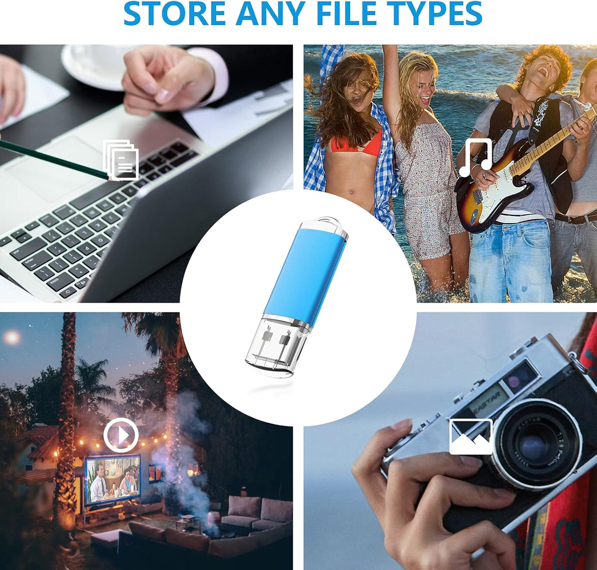 KOOTION Unidad flash de 32 GB, paquete de 10 unidades USB 2.0