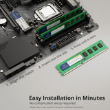Kit Memoria RAM Timetec 32GB (4x8GB) DDR3 1333MHz PC3-10600 CL9 para PC de Escritorio