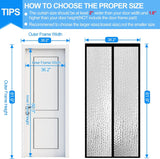 Cortina Térmica Magnética RELIANCER para Puerta 92 × 204 cm – EVA Impermeable